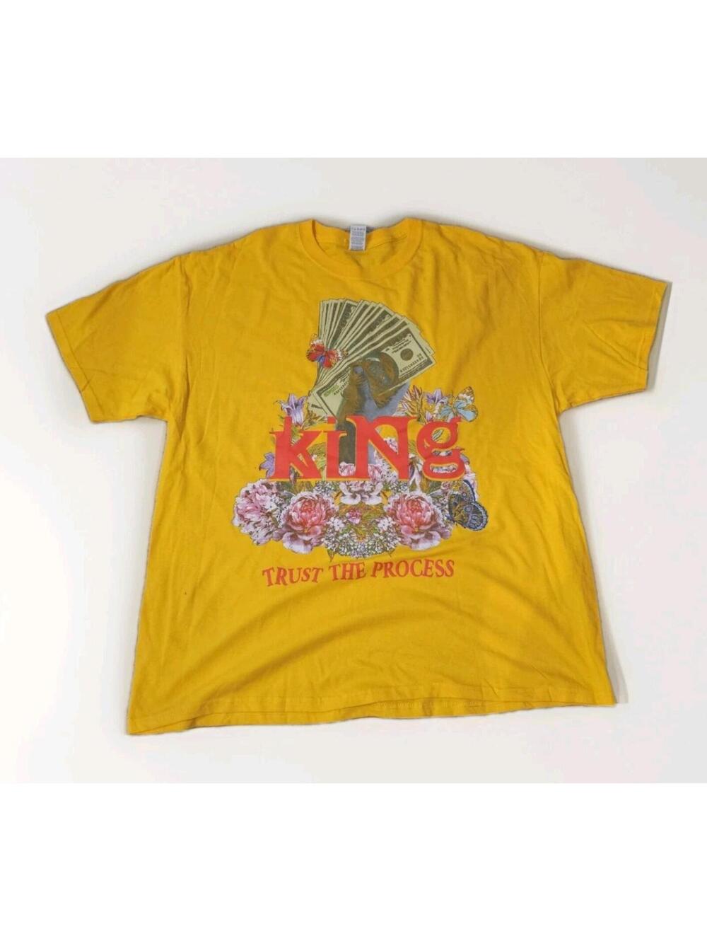 King ' Trust The Process' Graphic Tee Size XL (119)